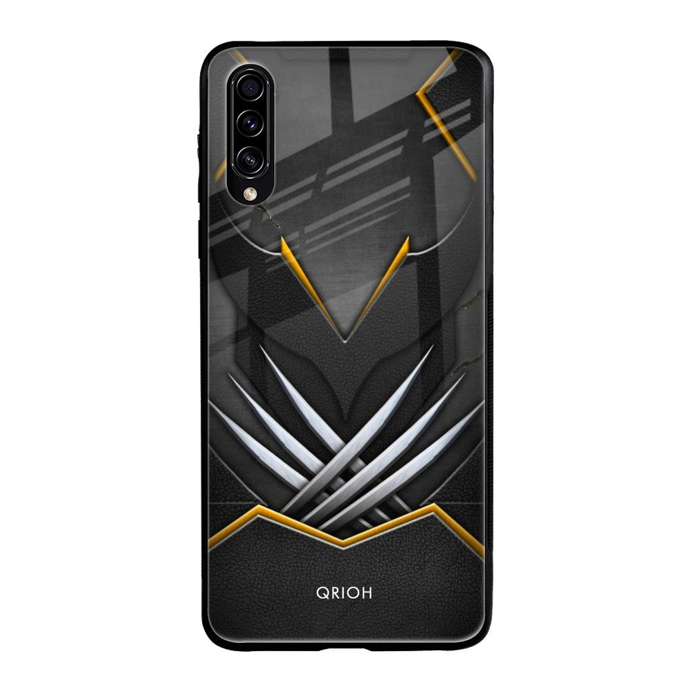 Black Warrior Samsung Galaxy A30s Glass Back Cover Online