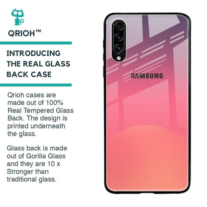 Sunset Orange Glass Case for Samsung Galaxy A30s