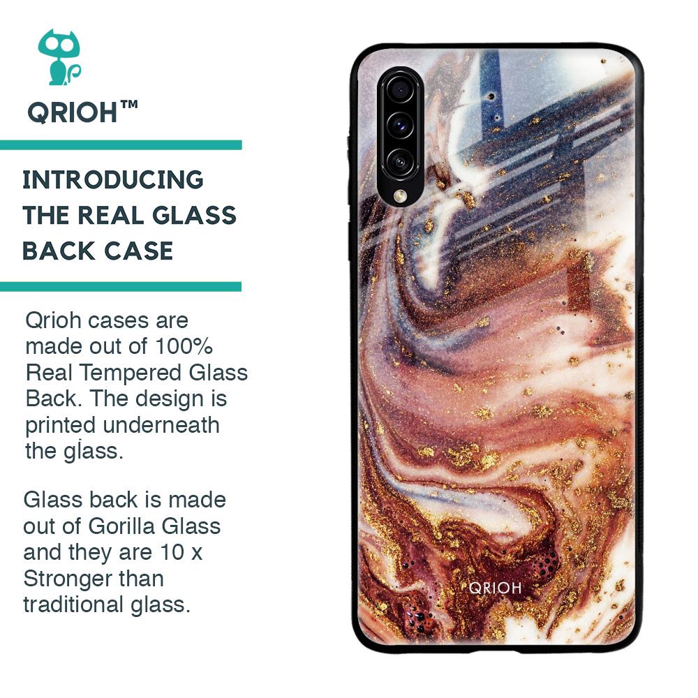 Exceptional Texture Glass Case for Samsung Galaxy A30s