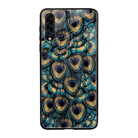 Peacock Feathers Samsung Galaxy A30s Glass Cases & Covers Online
