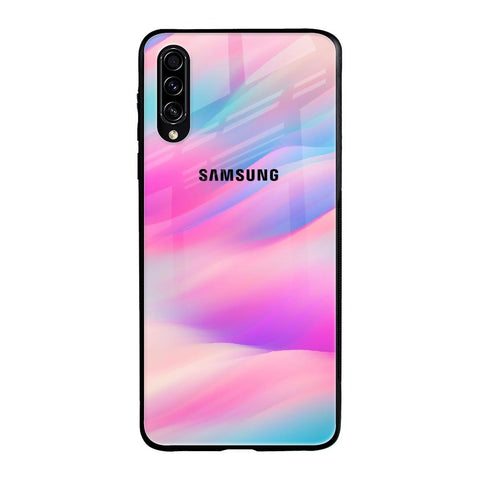 Colorful Waves Samsung Galaxy A30s Glass Cases & Covers Online