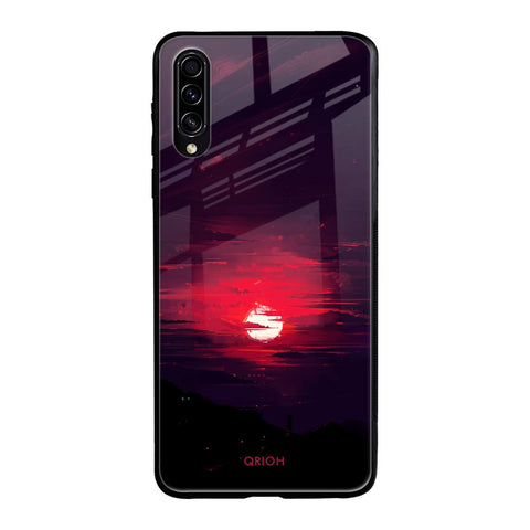 Morning Red Sky Samsung Galaxy A30s Glass Cases & Covers Online