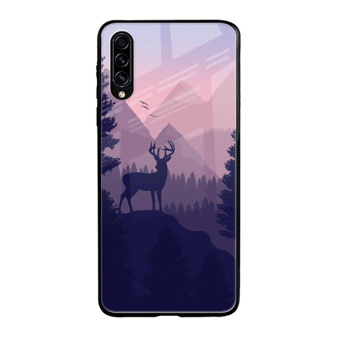 Deer In Night Samsung Galaxy A30s Glass Cases & Covers Online