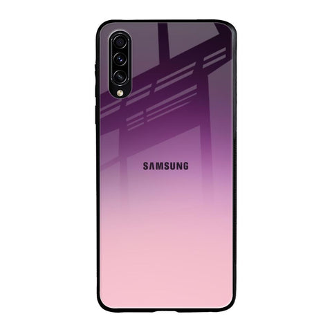 Purple Gradient Samsung Galaxy A30s Glass Back Cover Online