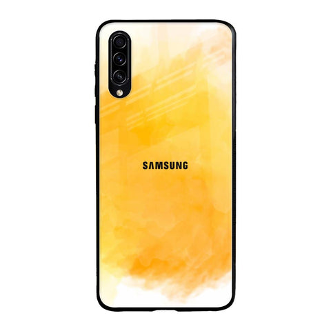 Rustic Orange Samsung Galaxy A30s Glass Back Cover Online