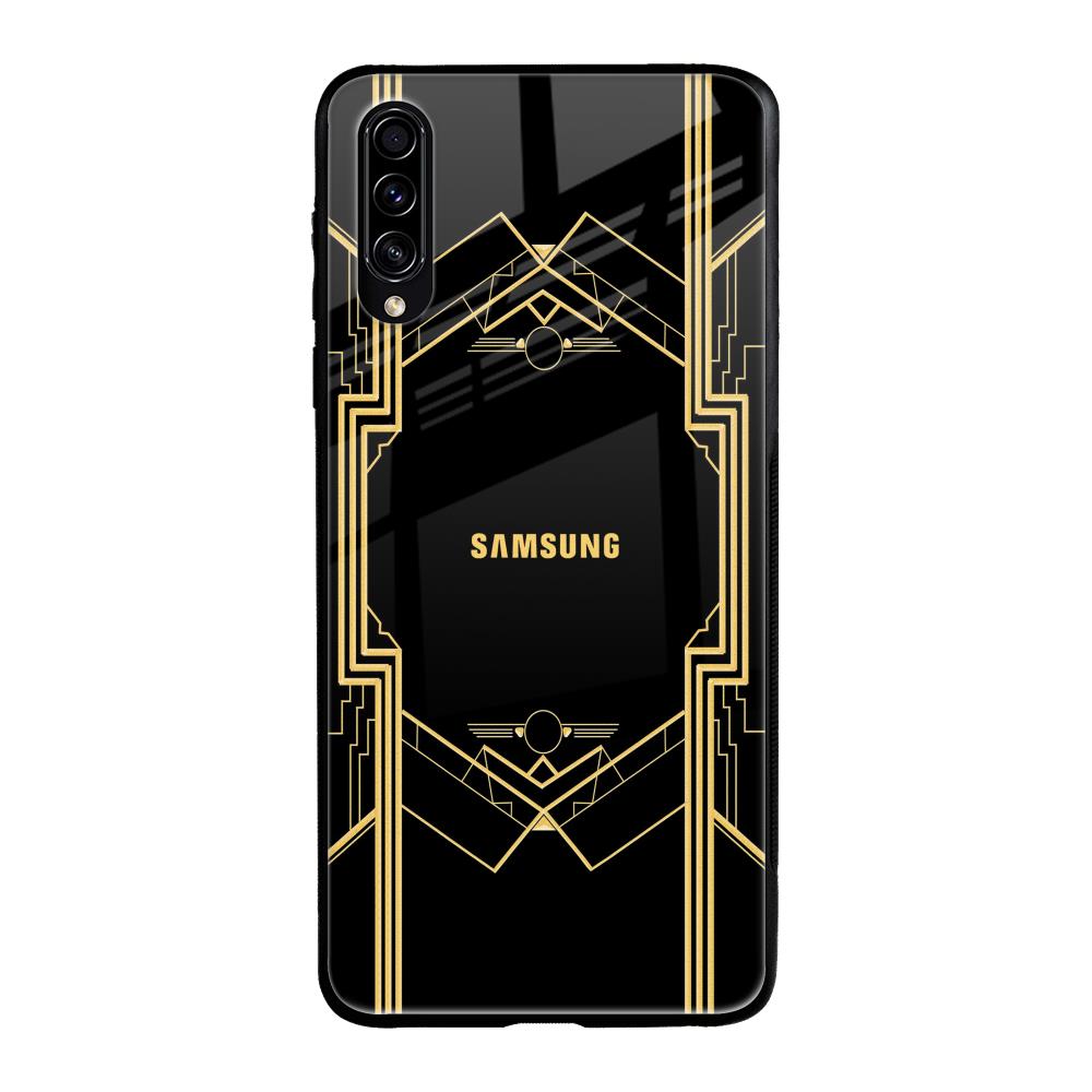 Sacred Logo Samsung Galaxy A30s Glass Back Cover Online