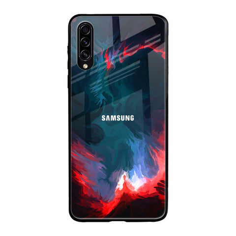 Brush Art Samsung Galaxy A30s Glass Back Cover Online