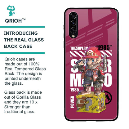 Gangster Hero Glass Case for Samsung Galaxy A30s
