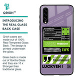 Run & Freedom Glass Case for Samsung Galaxy A30s