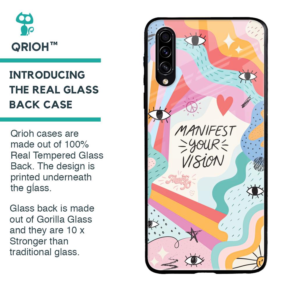 Vision Manifest Glass Case for Samsung Galaxy A30s