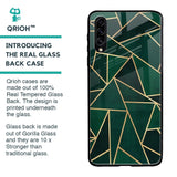 Abstract Green Glass Case For Samsung Galaxy A30s