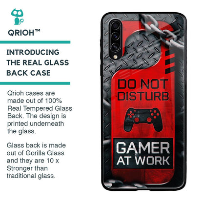 Do No Disturb Glass Case For Samsung Galaxy A30s