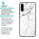 Modern White Marble Glass case for Samsung Galaxy A30s
