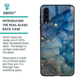 Blue Cool Marble Glass Case for Samsung Galaxy A30s