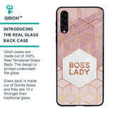 Boss Lady Glass Case for Samsung Galaxy A30s