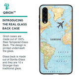 Fly Around The World Glass Case for Samsung Galaxy A30s