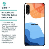 Wavy Color Pattern Glass Case for Samsung Galaxy A30s