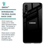 Jet Black Glass Case for Samsung Galaxy A30s