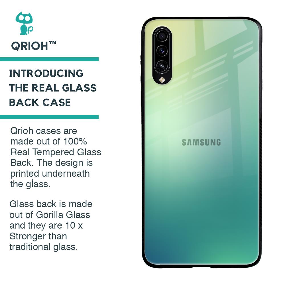 Dusty Green Glass Case for Samsung Galaxy A30s