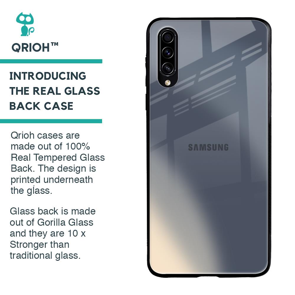 Metallic Gradient Glass Case for Samsung Galaxy A30s