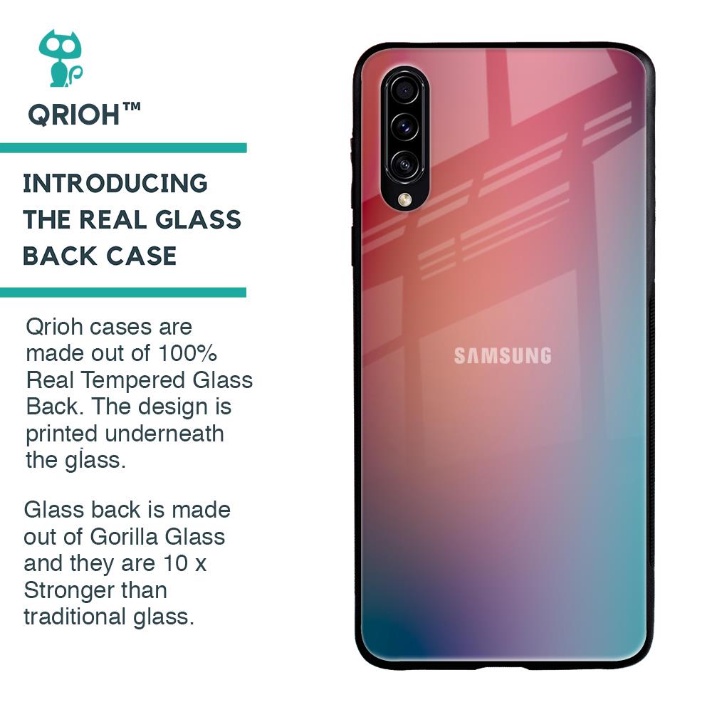 Dusty Multi Gradient Glass Case for Samsung Galaxy A30s