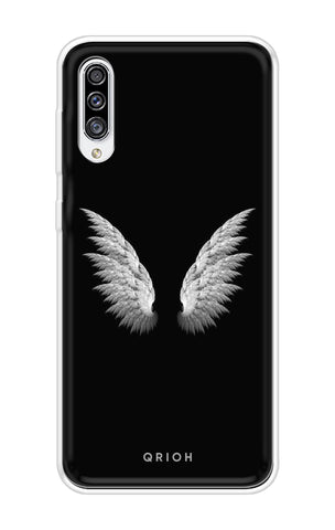 White Angel Wings Samsung Galaxy A30s Back Cover