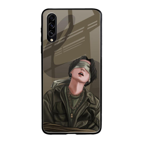 Blind Fold Samsung Galaxy A50s Glass Back Cover Online