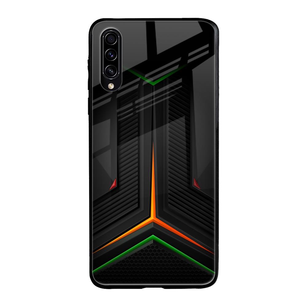 Modern Ultra Chevron Samsung Galaxy A50s Glass Back Cover Online