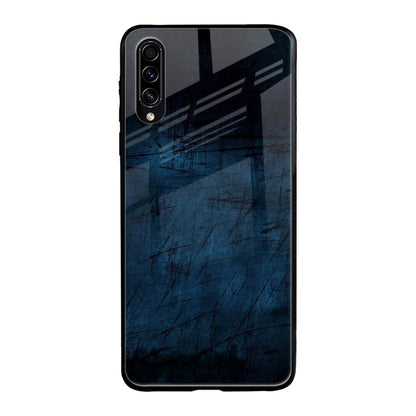 Dark Blue Grunge Samsung Galaxy A50s Glass Back Cover Online