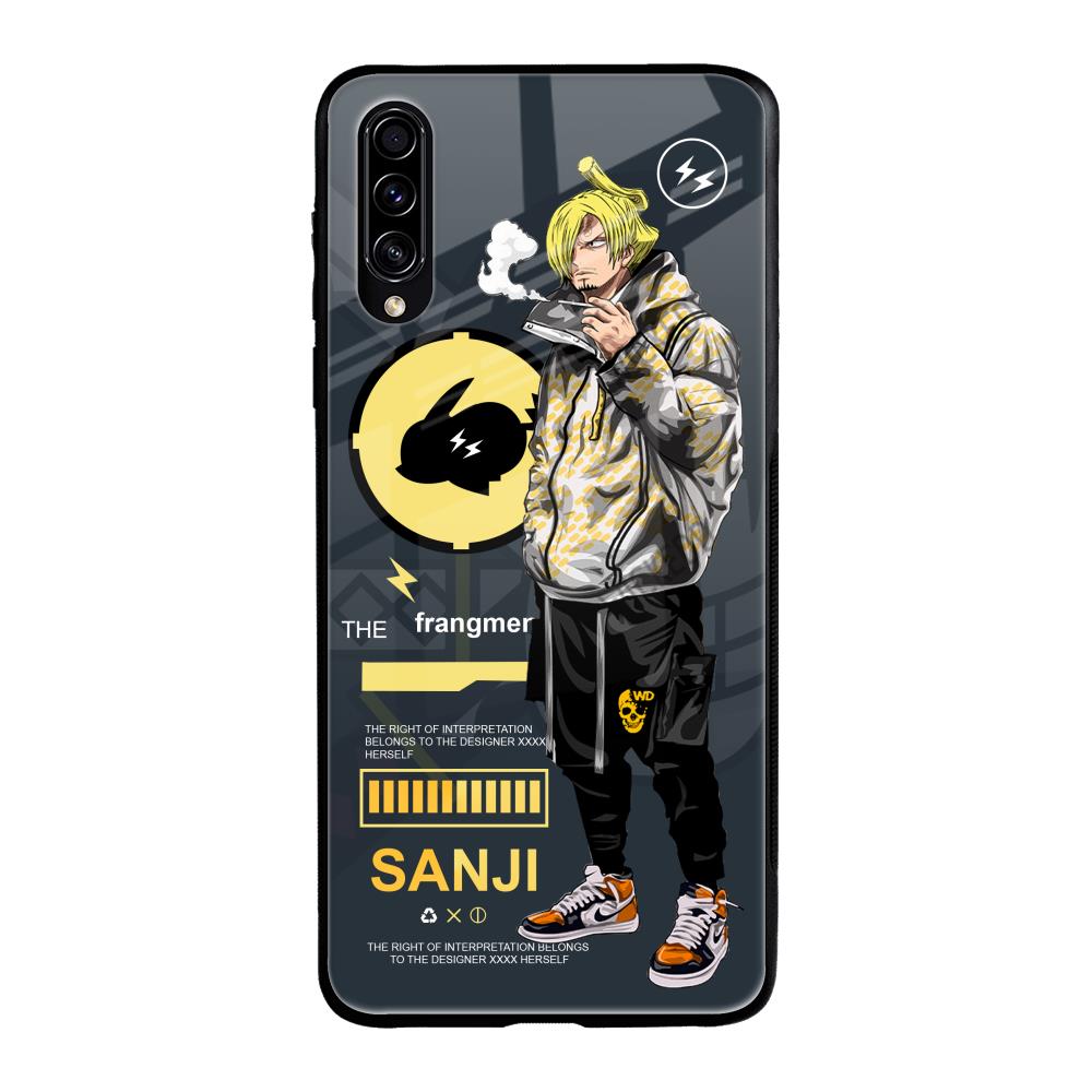 Cool Sanji Samsung Galaxy A50s Glass Back Cover Online