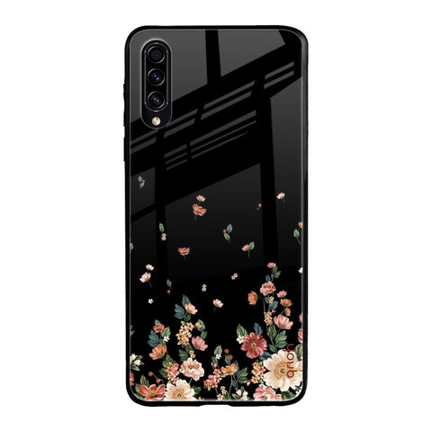 Floating Floral Print Samsung Galaxy A50s Glass Back Cover Online