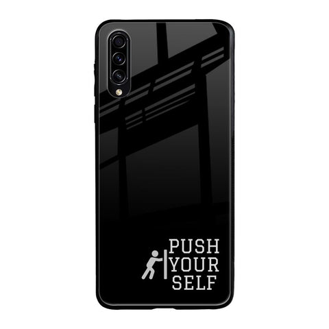 Push Your Self Samsung Galaxy A50s Glass Back Cover Online