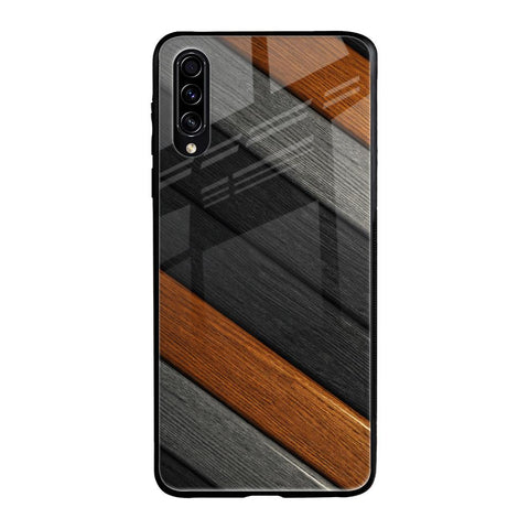 Tri Color Wood Samsung Galaxy A50s Glass Back Cover Online