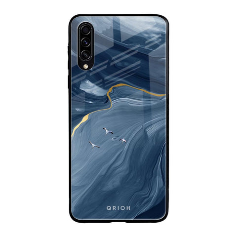 Deep Ocean Marble Samsung Galaxy A50s Glass Back Cover Online