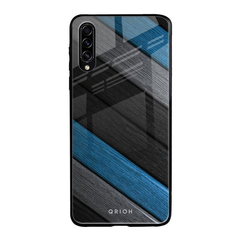 Multicolor Wooden Effect Samsung Galaxy A50s Glass Back Cover Online