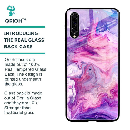 Cosmic Galaxy Glass Case for Samsung Galaxy A50s