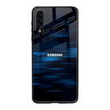 Blue Rough Abstract Samsung Galaxy A50s Glass Back Cover Online