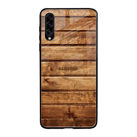 Wooden Planks Samsung Galaxy A50s Glass Back Cover Online