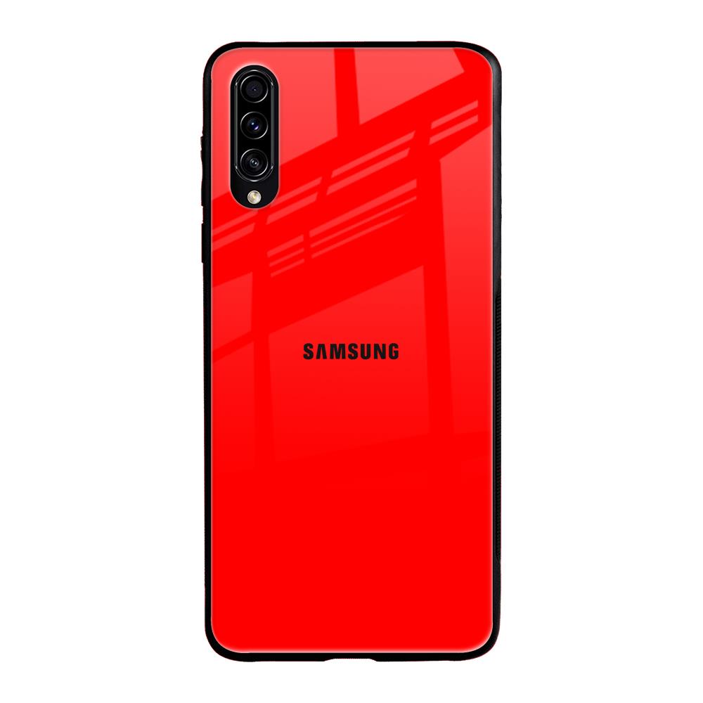 Blood Red Samsung Galaxy A50s Glass Back Cover Online