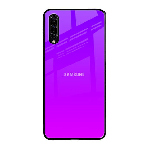 Purple Pink Samsung Galaxy A50s Glass Back Cover Online
