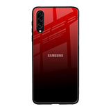 Maroon Faded Samsung Galaxy A50s Glass Back Cover Online