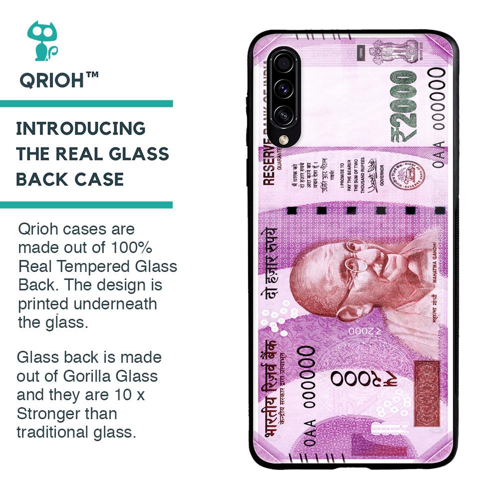 Stock Out Currency Glass Case for Samsung Galaxy A50s