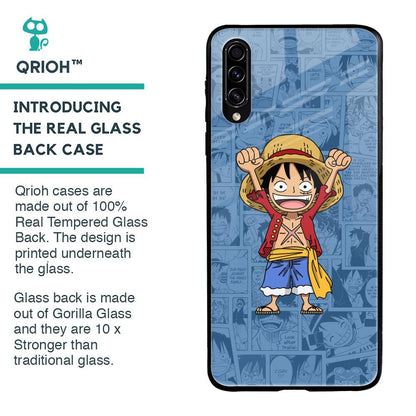 Chubby Anime Glass Case for Samsung Galaxy A50s