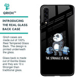 Real Struggle Glass Case for Samsung Galaxy A50s