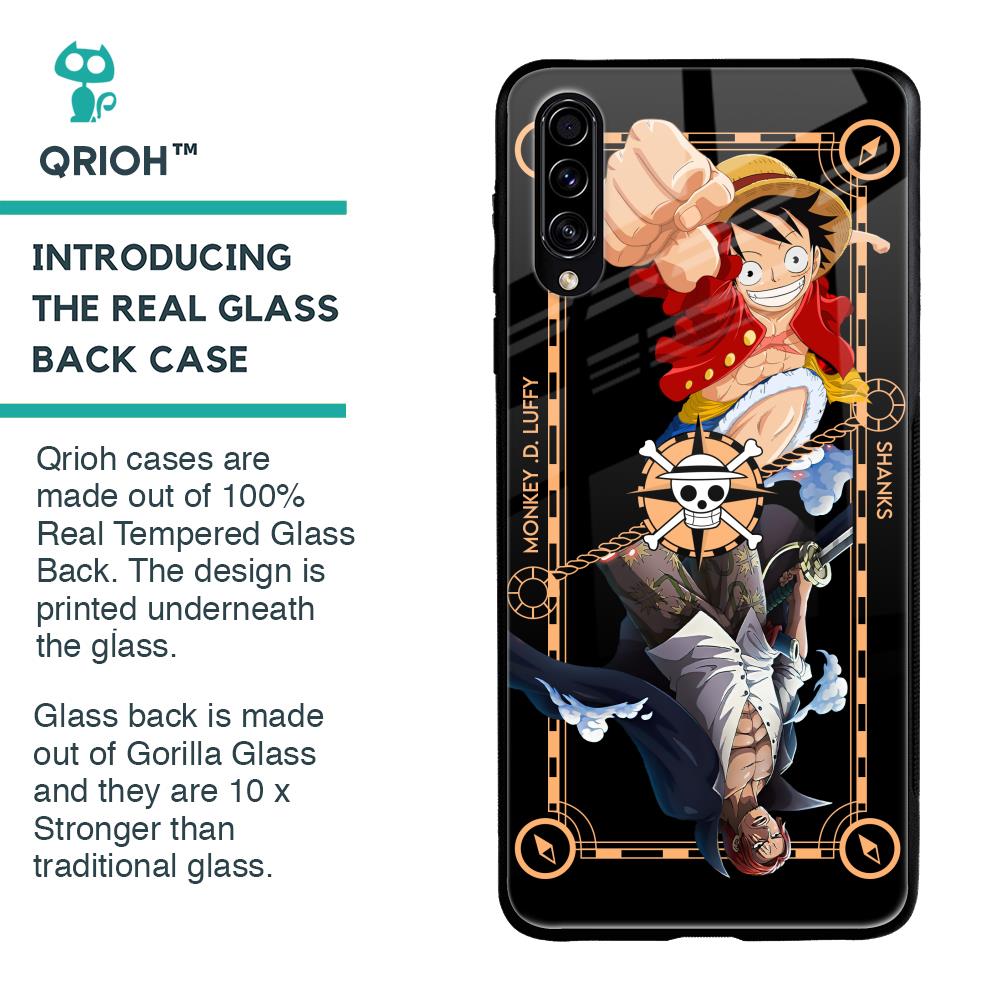Shanks & Luffy Glass Case for Samsung Galaxy A50s