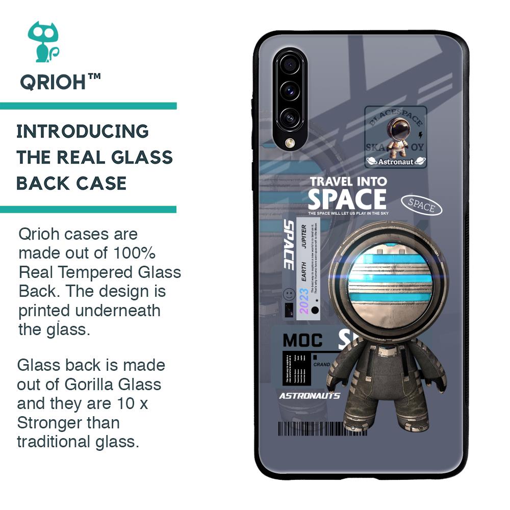Space Travel Glass Case for Samsung Galaxy A50s