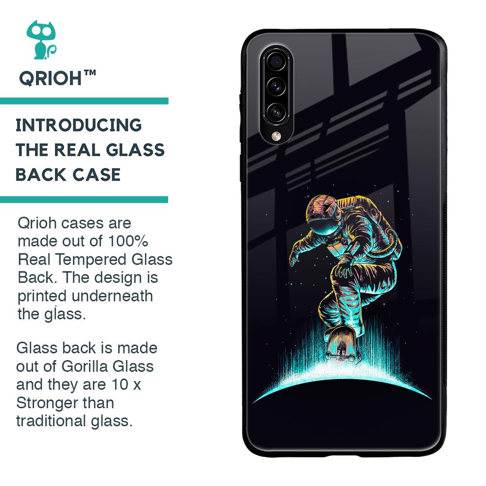 Star Ride Glass Case for Samsung Galaxy A50s