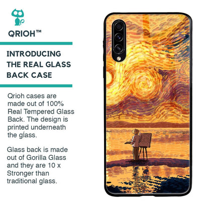 Sunset Vincent Glass Case for Samsung Galaxy A50s
