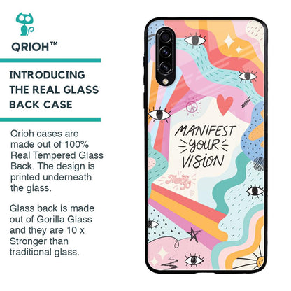 Vision Manifest Glass Case for Samsung Galaxy A50s