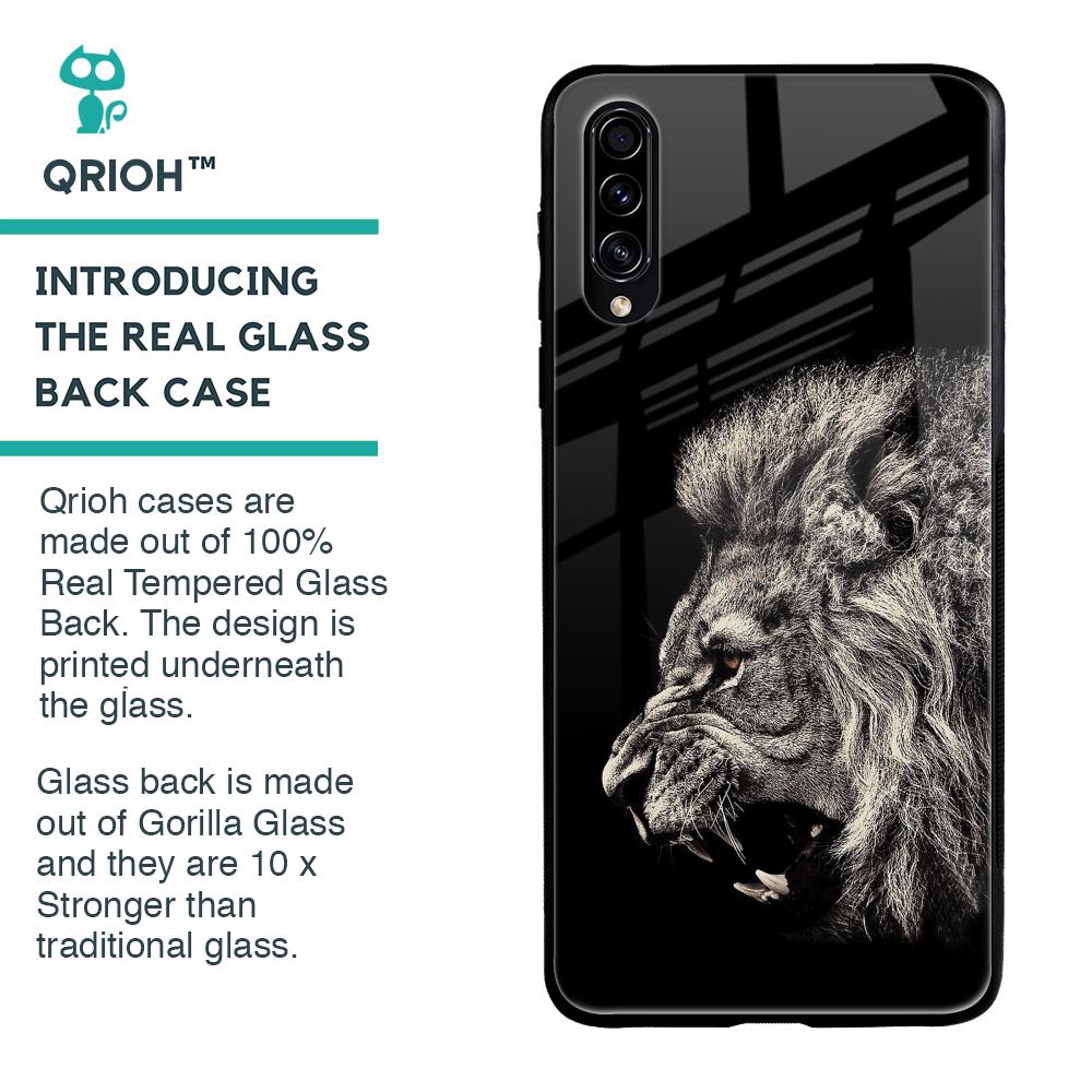 Brave Lion Glass case for Samsung Galaxy A50s